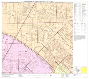 P.L. 94-171 County Block Map (2010 Census): Dallas County, Block 25