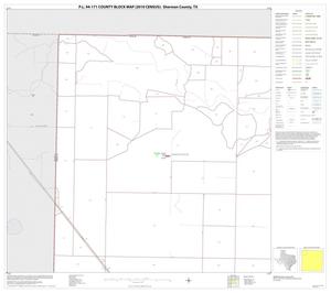 Primary view of object titled 'P.L. 94-171 County Block Map (2010 Census): Sherman County, Block 1'.