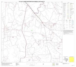 Primary view of object titled 'P.L. 94-171 County Block Map (2010 Census): Jack County, Block 15'.