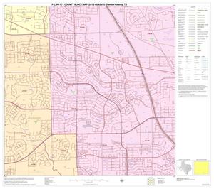 P.L. 94-171 County Block Map (2010 Census): Denton County, Block 77