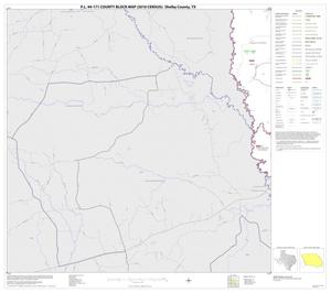 Primary view of object titled 'P.L. 94-171 County Block Map (2010 Census): Shelby County, Block 11'.