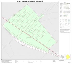 Primary view of object titled 'P.L. 94-171 County Block Map (2010 Census): Victoria County, Inset E01'.