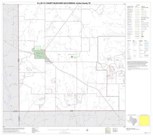 P.L. 94-171 County Block Map (2010 Census): Archer County, Block 13
