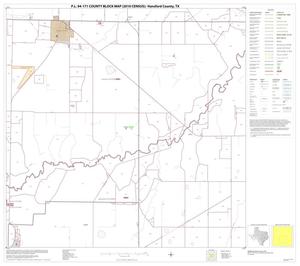 P.L. 94-171 County Block Map (2010 Census): Hansford County, Block 8