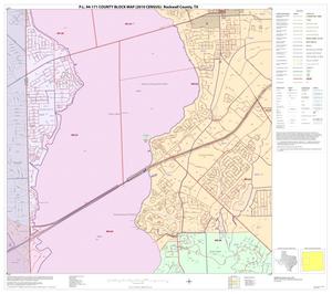 Primary view of object titled 'P.L. 94-171 County Block Map (2010 Census): Rockwall County, Block 4'.