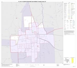 Primary view of object titled 'P.L. 94-171 County Block Map (2010 Census): Franklin County, Inset A01'.
