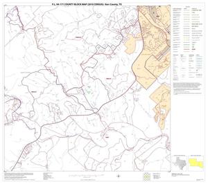 P.L. 94-171 County Block Map (2010 Census): Kerr County, Block 27
