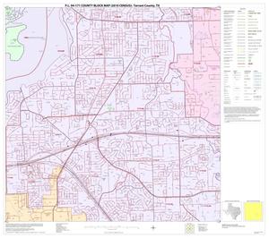P.L. 94-171 County Block Map (2010 Census): Tarrant County, Block 46