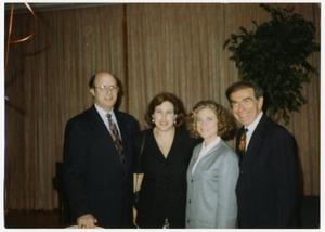 [Rabbi Ralph Mecklenburger with wife, Ann; Rabbi Sidney Zimelman and wife, Vivian]