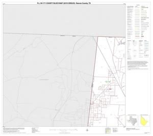 Primary view of object titled 'P.L. 94-171 County Block Map (2010 Census): Reeves County, Block 1'.