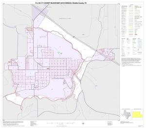 P.L. 94-171 County Block Map (2010 Census): Kimble County, Inset B01