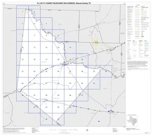 Primary view of object titled 'P.L. 94-171 County Block Map (2010 Census): Reeves County, Index'.