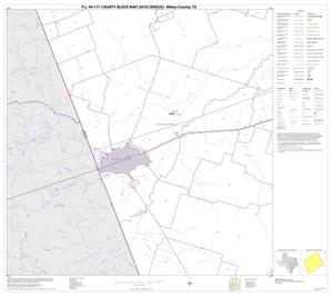 P.L. 94-171 County Block Map (2010 Census): Milam County, Block 21