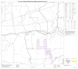 Primary view of object titled 'P.L. 94-171 County Block Map (2010 Census): Henderson County, Block 16'.