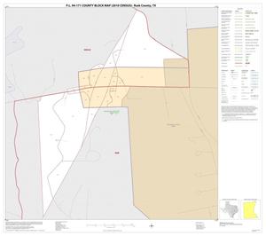 P.L. 94-171 County Block Map (2010 Census): Rusk County, Inset E01