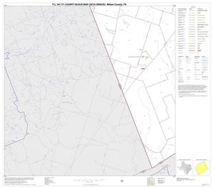 Primary view of object titled 'P.L. 94-171 County Block Map (2010 Census): Milam County, Block 25'.