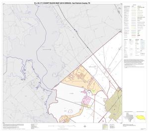 P.L. 94-171 County Block Map (2010 Census): San Patricio County, Block 1
