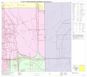 P.L. 94-171 County Block Map (2010 Census): Tarrant County, Block 24