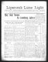 Primary view of Lipscomb Lime Light (Lipscomb, Tex.), Vol. 2, No. 23, Ed. 1 Thursday, April 23, 1914