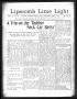 Newspaper: Lipscomb Lime Light (Lipscomb, Tex.), Vol. 1, No. 22, Ed. 1 Thursday,…