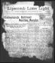 Newspaper: Lipscomb Lime Light (Lipscomb, Tex.), Vol. 1, No. 1, Ed. 1 Thursday, …