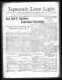 Newspaper: Lipscomb Lime Light (Lipscomb, Tex.), Vol. 1, No. 23, Ed. 1 Thursday,…