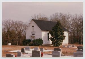 Primary view of object titled '[Mt. Pleasant Church and Graveyard]'.