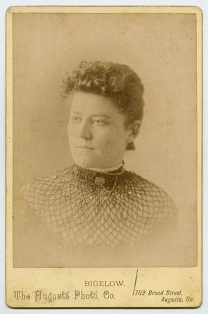 Primary view of object titled '[Photograph of Hattie Smith Vining]'.