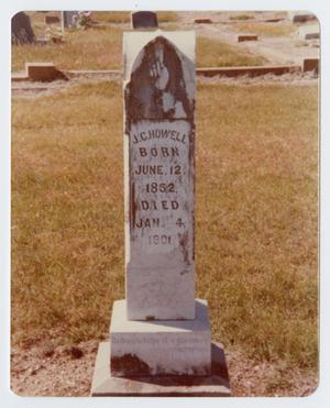 [Grave Marker of Joshua Calhoun Howell]