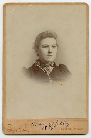 [Photograph of Mamie Whitley]