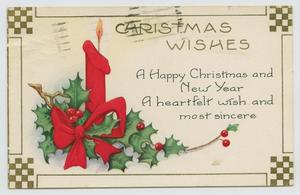 Primary view of object titled '[Postcard from Loraine Buie to Johnie Louise Bruyere, December 23, 1926]'.