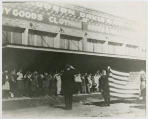Primary view of object titled '[Armistice Day in Mesquite]'.