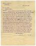 Letter: [Letter to Mr. D.C. Parks, 11 September 1906]