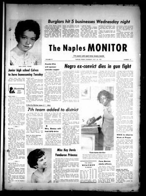The Naples Monitor (Naples, Tex.), Vol. 74, No. 13, Ed. 1 Thursday, October 22, 1959