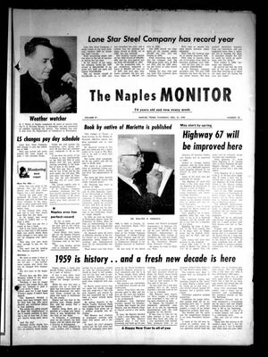 The Naples Monitor (Naples, Tex.), Vol. 74, No. 23, Ed. 1 Thursday, December 31, 1959