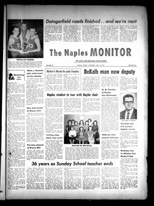 Primary view of object titled 'The Naples Monitor (Naples, Tex.), Vol. 75, No. 26, Ed. 1 Thursday, January 19, 1961'.