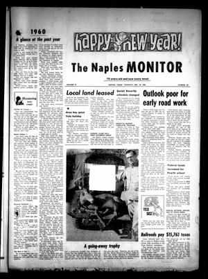Primary view of object titled 'The Naples Monitor (Naples, Tex.), Vol. 75, No. 23, Ed. 1 Thursday, December 29, 1960'.