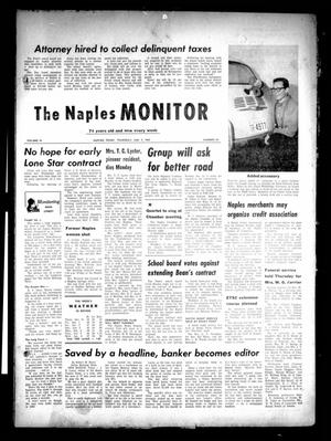 Primary view of object titled 'The Naples Monitor (Naples, Tex.), Vol. 74, No. 24, Ed. 1 Thursday, January 7, 1960'.
