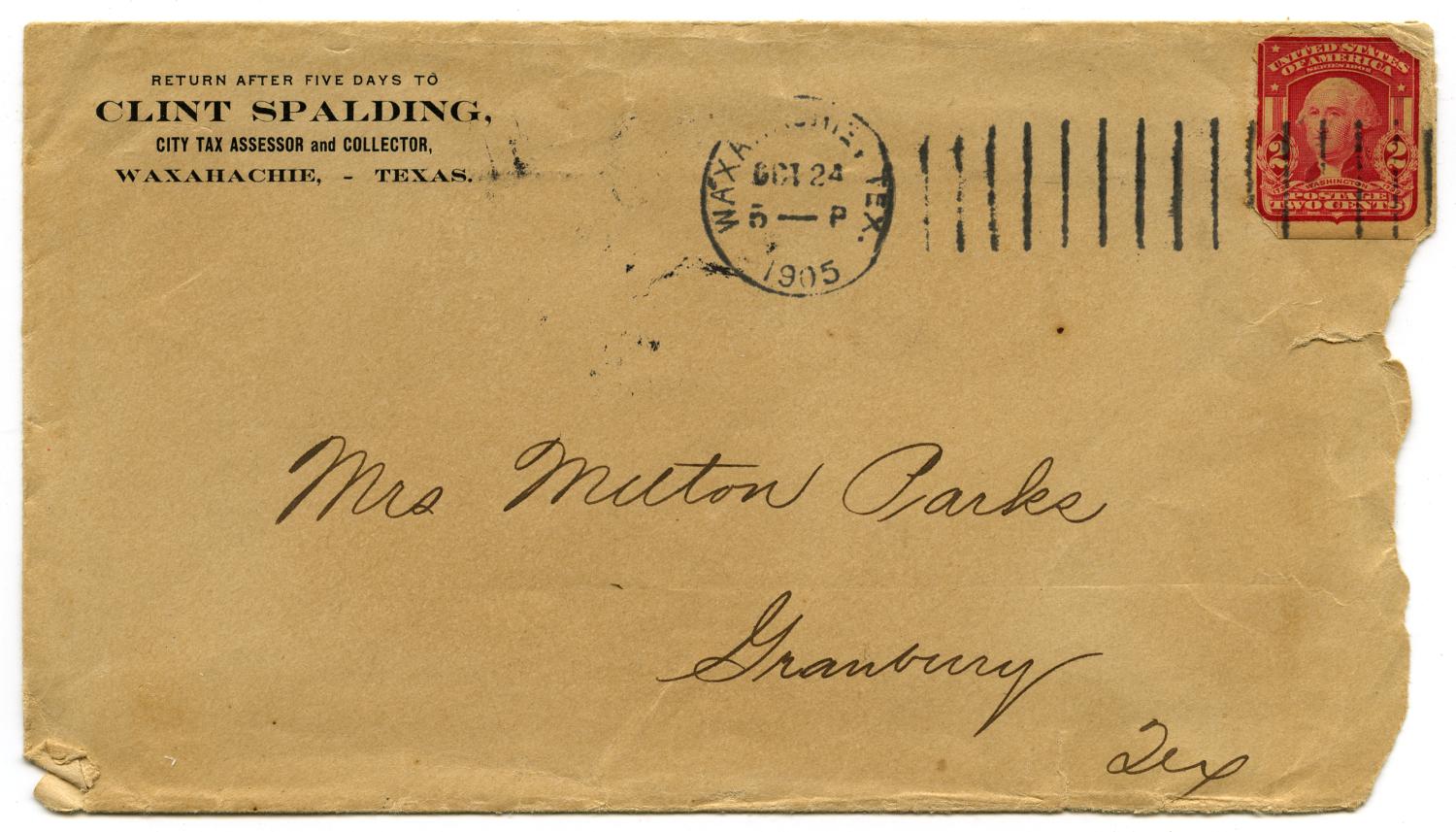 Stamp and Envelope Moistener. - The Portal to Texas History