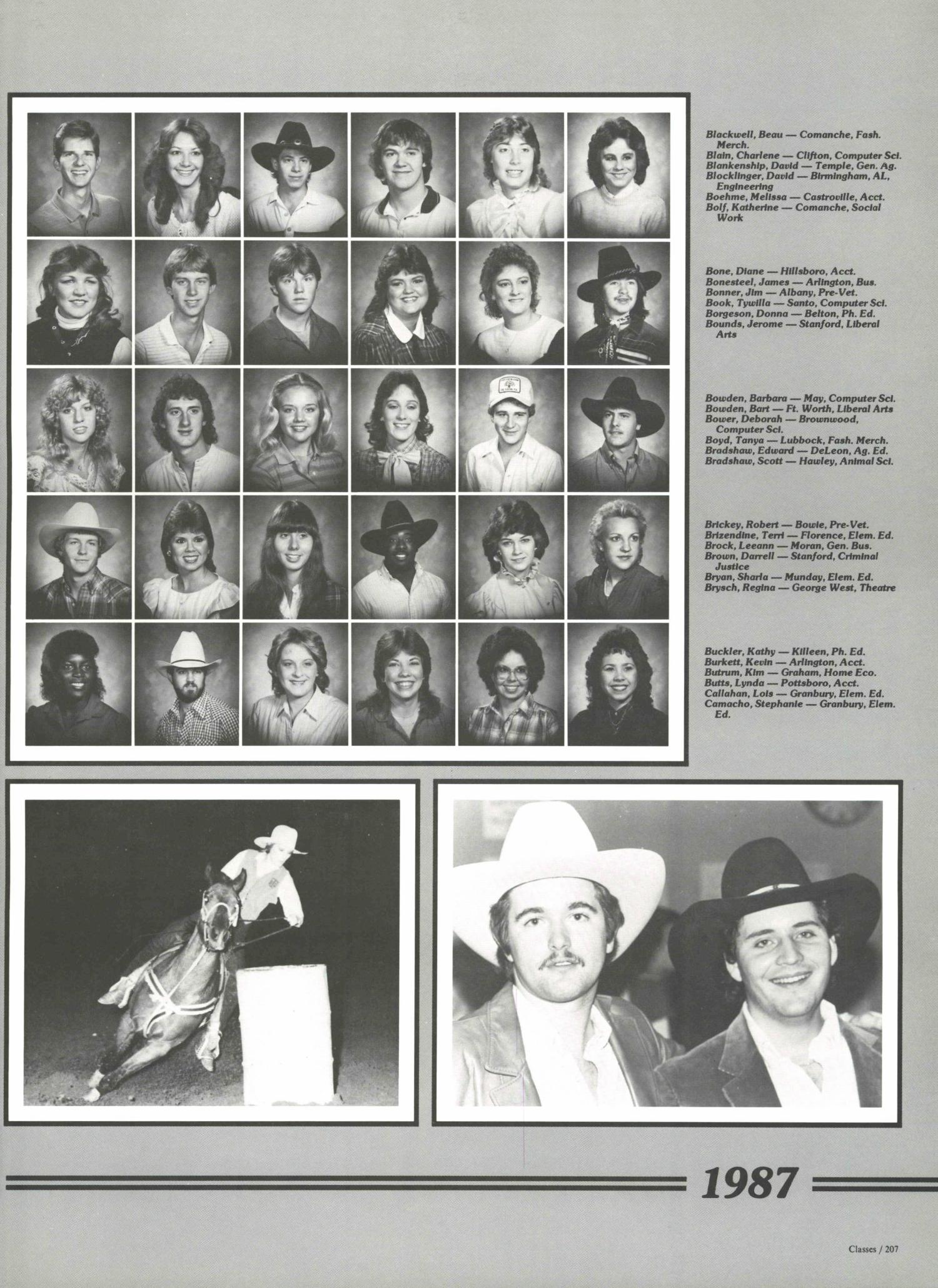 The Grassburr, Yearbook of Tarleton State University, 1984