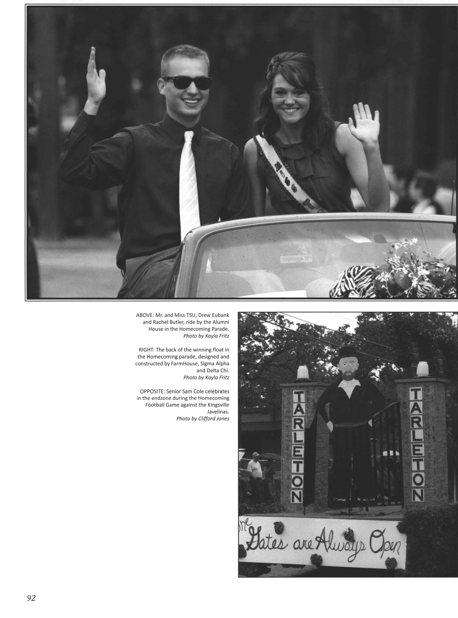 The Grassburr, Yearbook of Tarleton State University, 2011
                                                
                                                    92
                                                
