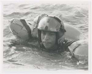 Primary view of object titled '[Pilot Training in Water]'.