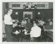 Photograph: [General Robert C. Mathis At Lunch]