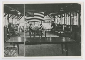 Primary view of object titled '[Men in Lounge]'.
