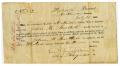 Thumbnail image of item number 1 in: '[Voters Registration Document for John B. Crockett, July 26 1867]'.