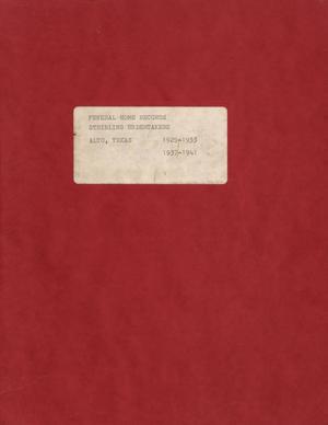 Primary view of object titled 'Funeral Home Records, Stribling Undertakers, 1929-1941'.