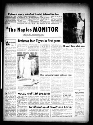 The Naples Monitor (Naples, Tex.), Vol. 76, No. 7, Ed. 1 Thursday, September 7, 1961