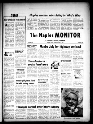 Primary view of object titled 'The Naples Monitor (Naples, Tex.), Vol. 77, No. 48, Ed. 1 Thursday, June 20, 1963'.