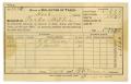 Thumbnail image of item number 1 in: '[Hood County Tax Receipt for Milton Parks, December 3 1891]'.