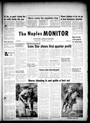 The Naples Monitor (Naples, Tex.), Vol. 77, No. 39, Ed. 1 Thursday, April 18, 1963